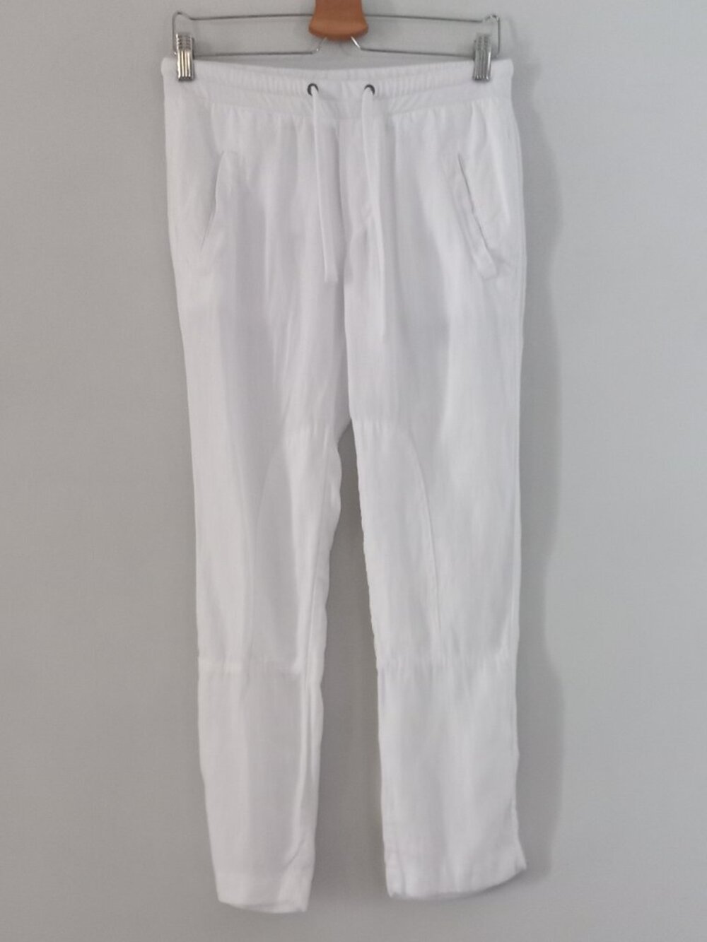 STANDARD JAMES PERSE 100% linen white pants